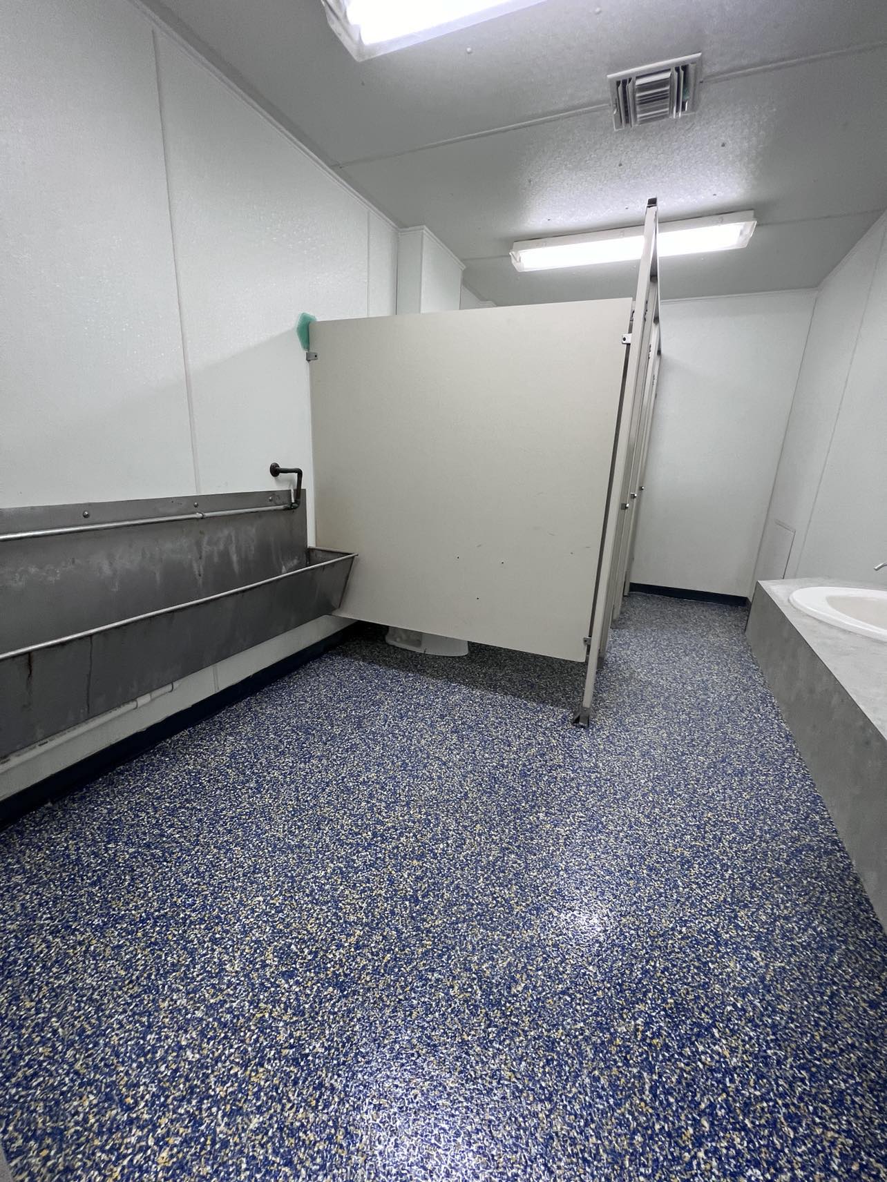 St. Charles Catholic High School Football Locker Room with Customized Blend Flakes in Laplace, LA 6