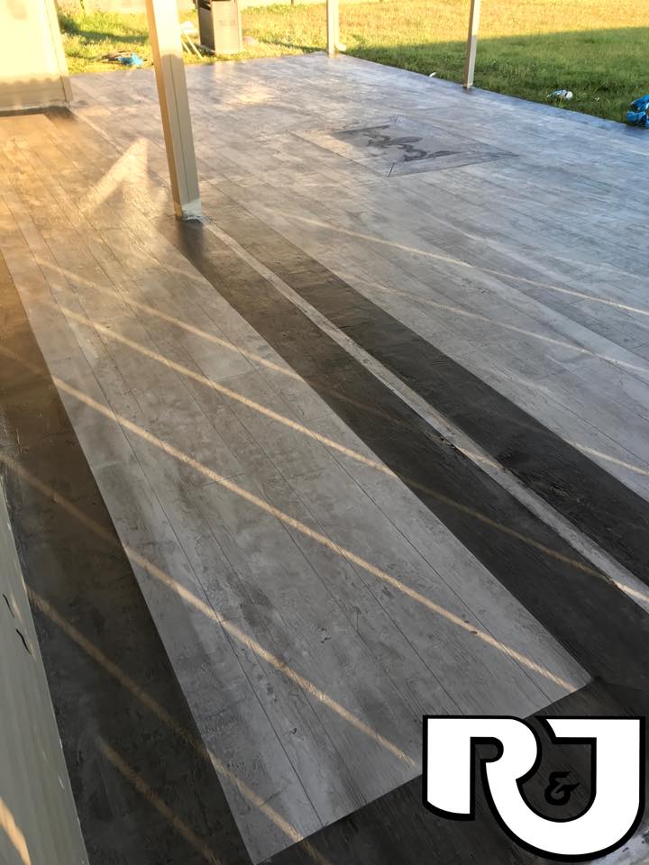 Concrete Staining Near Baton Rouge LA RJ Concrete Coatings in Hammon LA-2