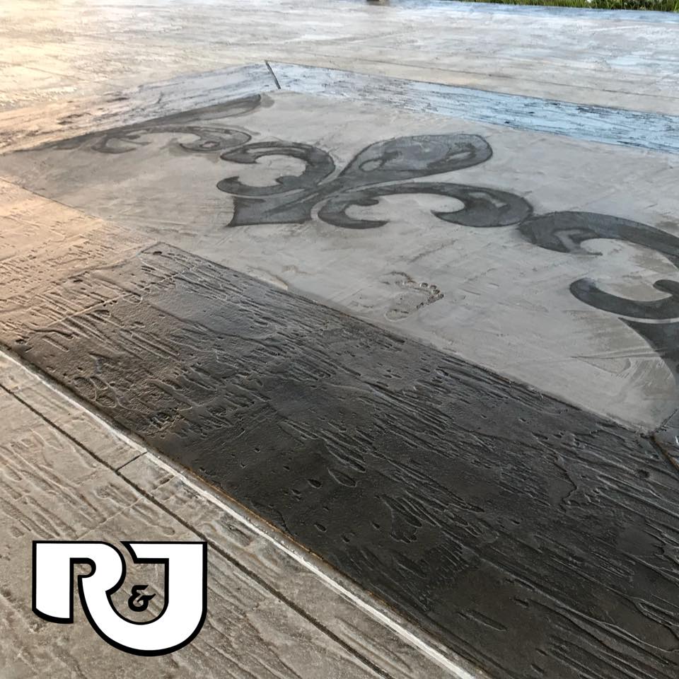 Concrete Staining Near Baton Rouge LA RJ Concrete Coatings in Hammon LA-3