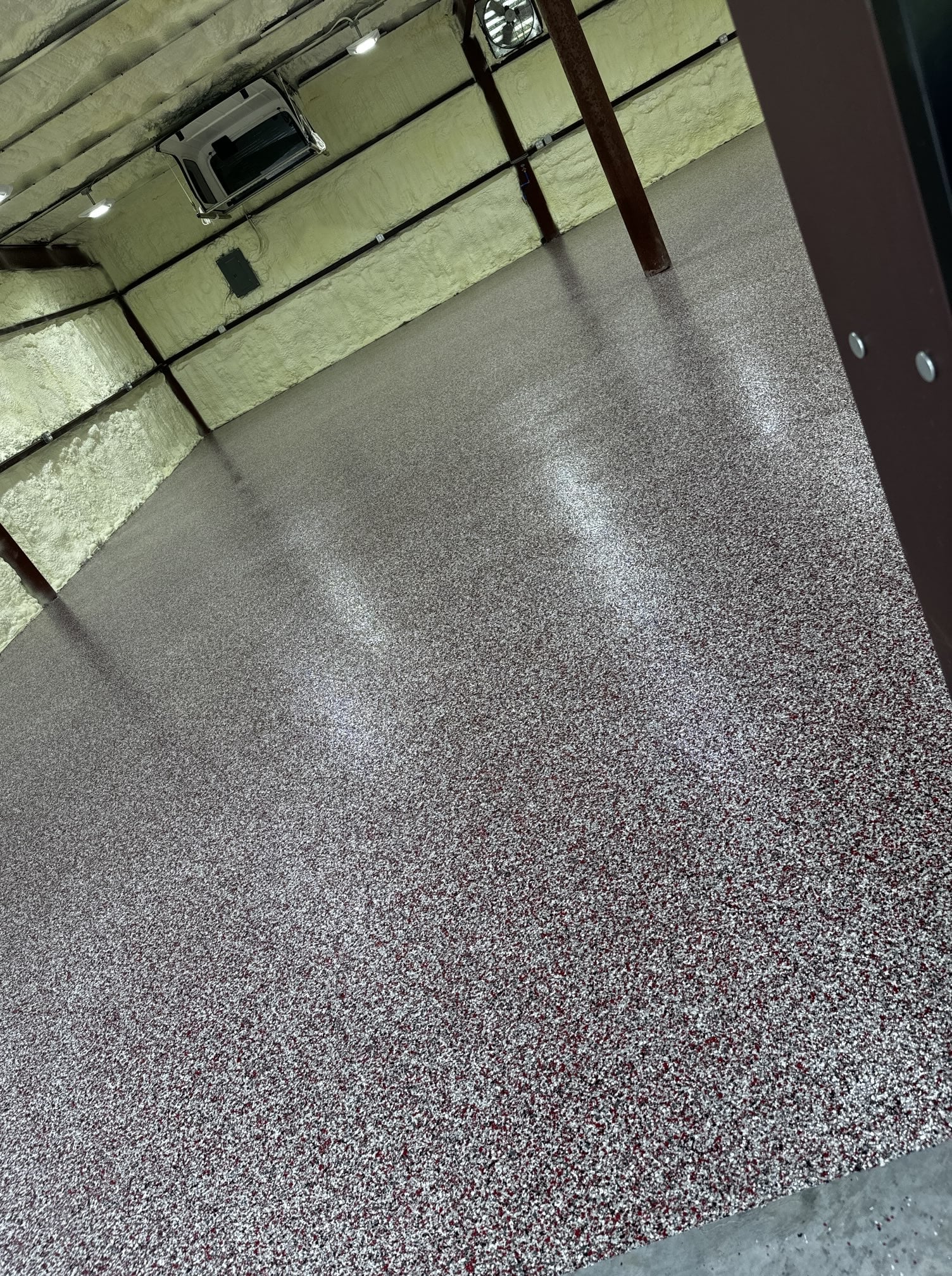 1700 sqft. Custom Flake Blend in Holden, LA Concrete Coatings Epoxy Flooring Near Me Hammond LA-7-min