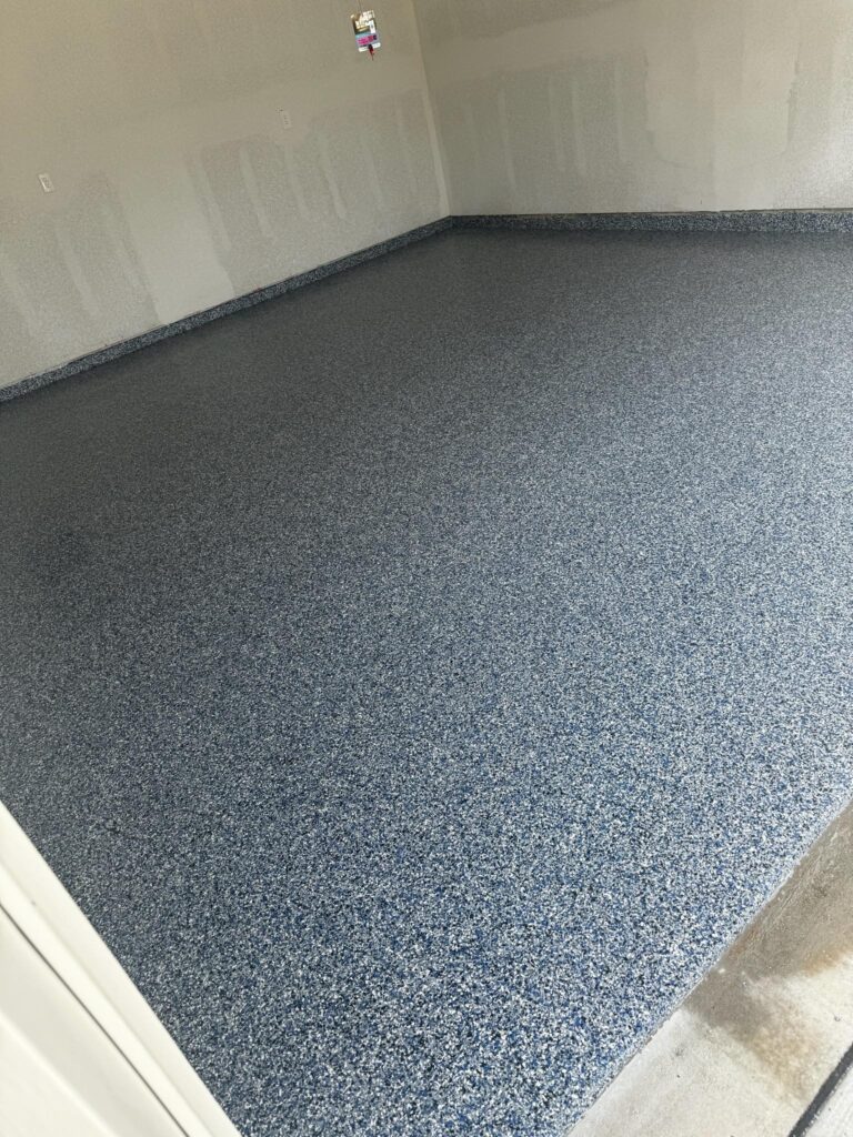 3 Car Garage Epoxy Flooring Orbit Flakes in Slidell LA_Garage epoxy flooring near me Slidell LA Garage Concrete Coatings-min