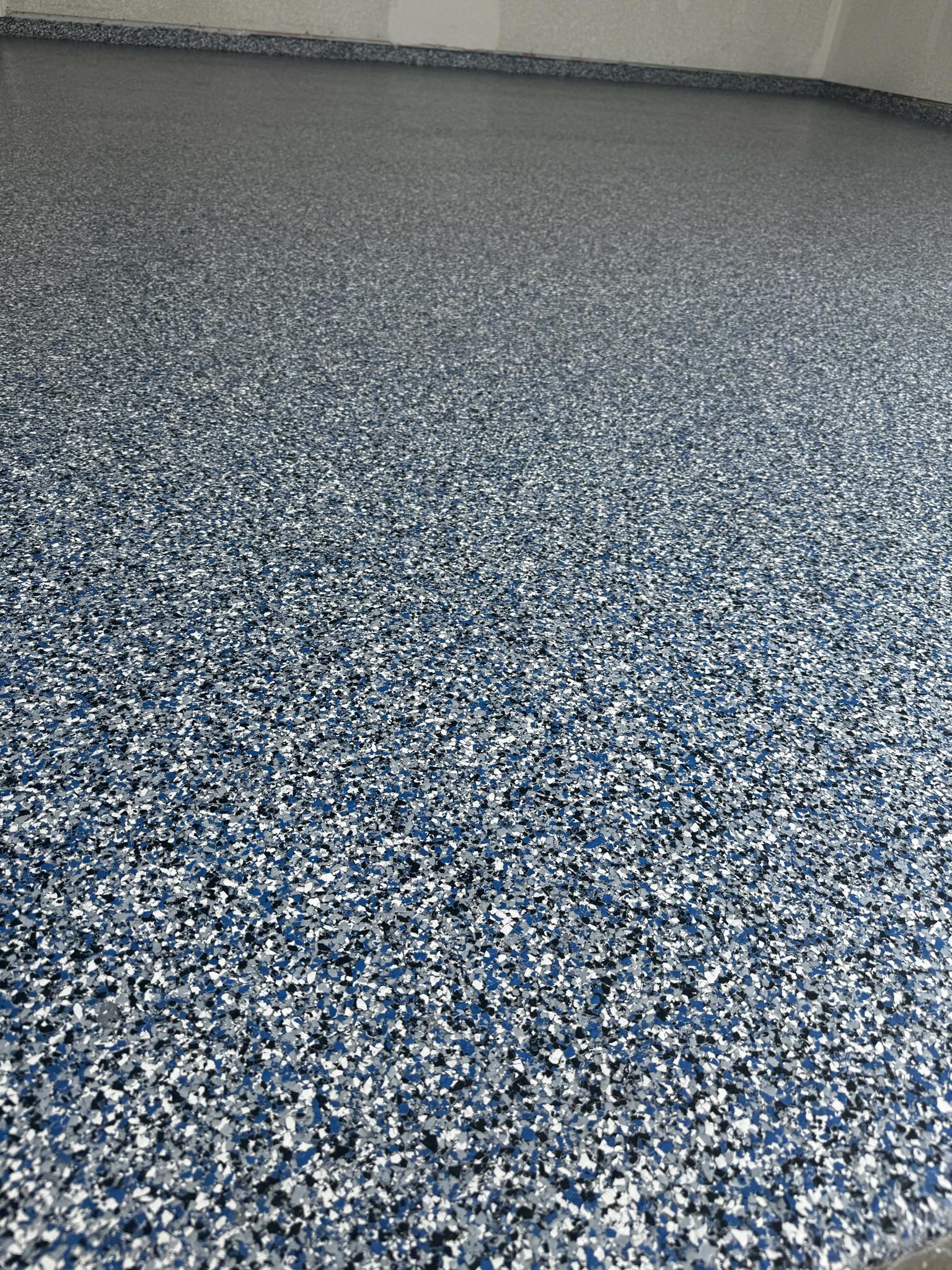 3 Car Garage Epoxy Flooring Orbit Flakes in Slidell LA_Garage epoxy flooring near me Slidell LA-min