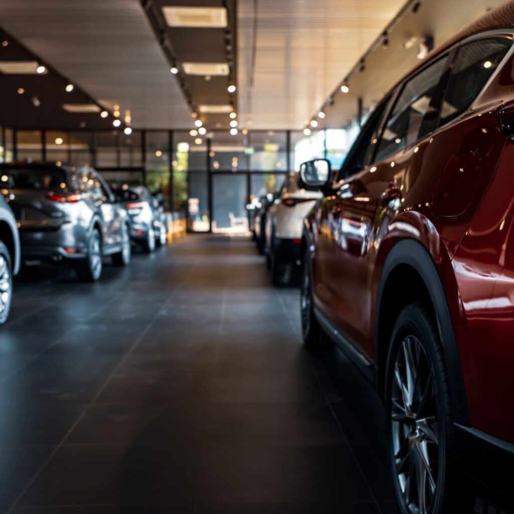 Automotive Showroom Commercial Flooring Concrete Coating by RJ Concrete Coatings in Hammond LA